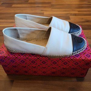 Tory Burch Leather Espadrilles